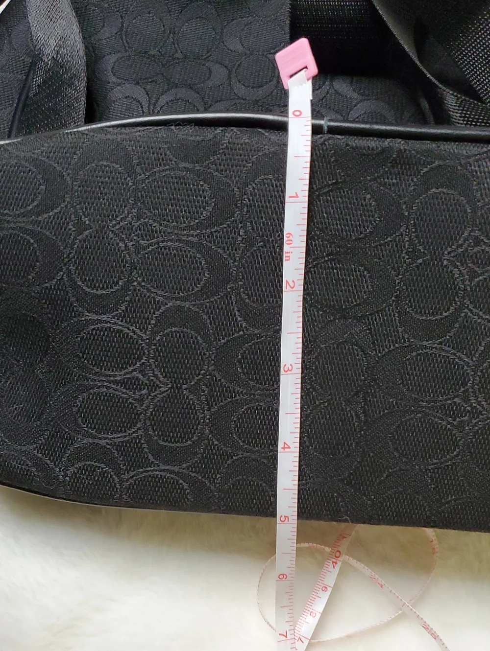 Coach Black Signature Mini Backpack with Gold Hardware